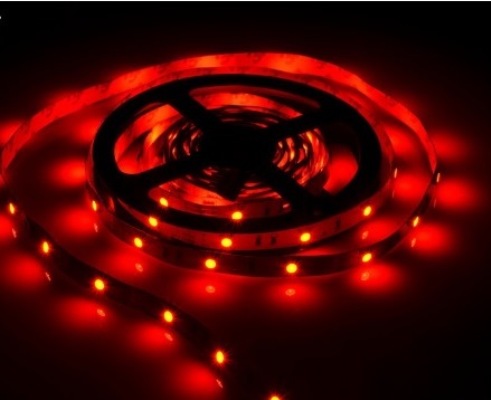 Комплект Червена LED ЛЕНТА SMD5050 150 диода 36W 5 метра Влагозащитена IP65 - Затвори